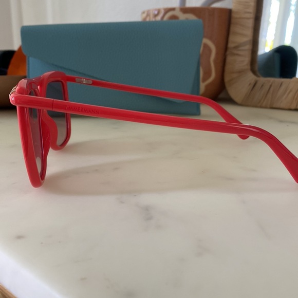 ZIMMERMANN
Stellify Acetate Aviator Sunglasses In Cherry - Picture 3 of 4